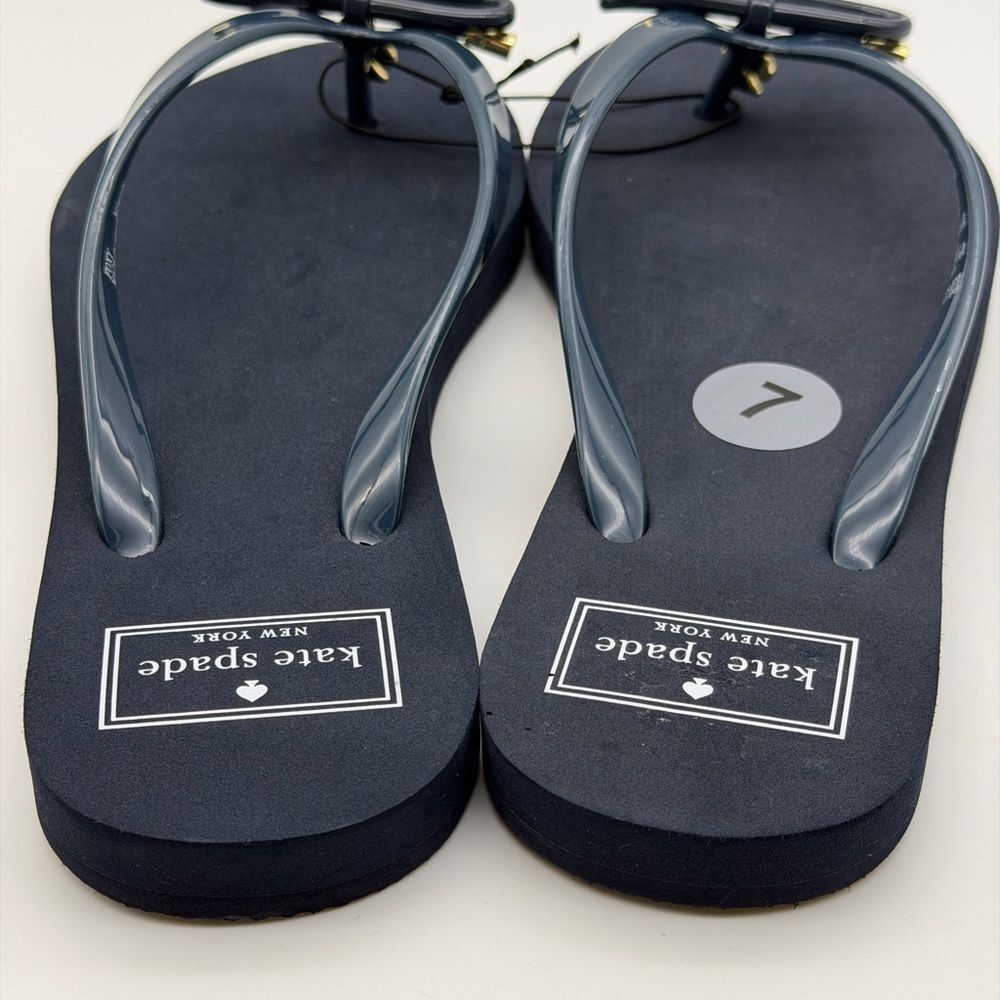 NWT Kate Spade New York Foxy Women's Bow Sandals 7B - Picture 2 of 6